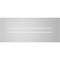 Ekena Millwork Vertical Surface Mount PVC Gable Vent: Functional, w/ 3-1/2"W x 1"P Standard Frame, 34"W x 14"H GVPVE34X1401SF - alternate 2